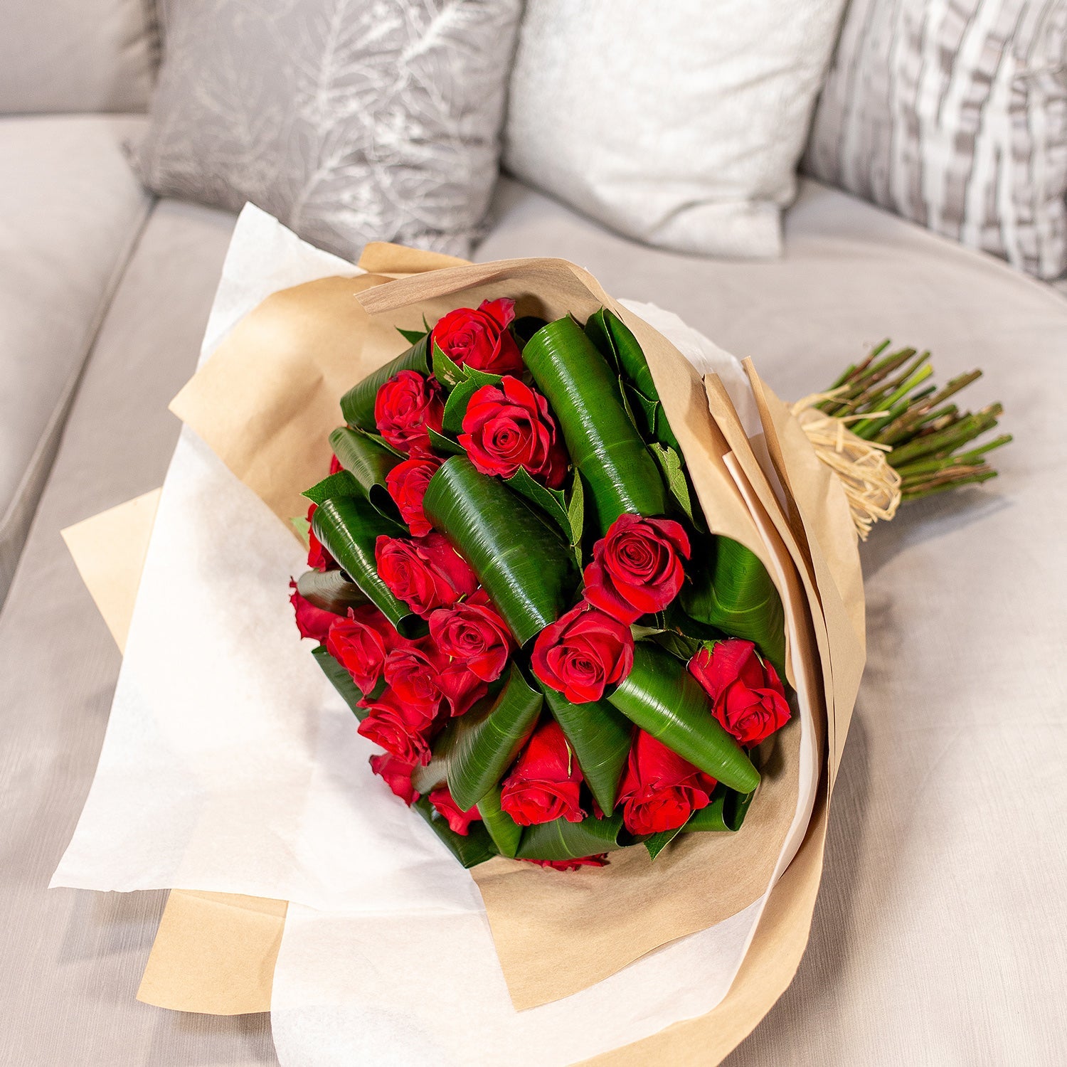 Heart shaped Container with Chocolate and Red Red Roses