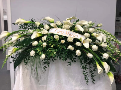 Funeral Casket Spray Modern